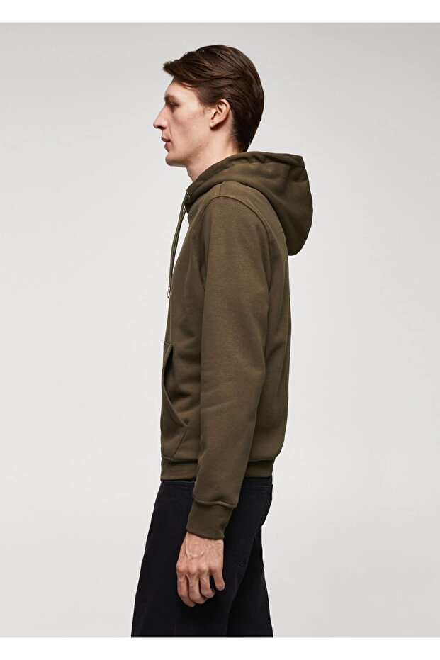 Pamuklu Kapüşonlu Sweatshirt - 5