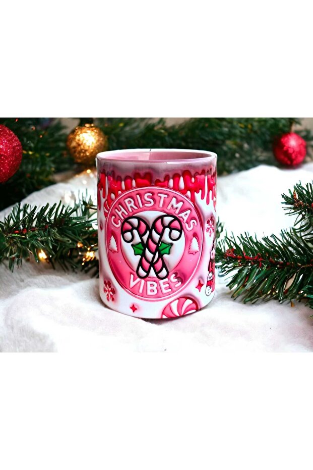 Christmas Vibes Design Mug-New Year Gift Mug Cup
