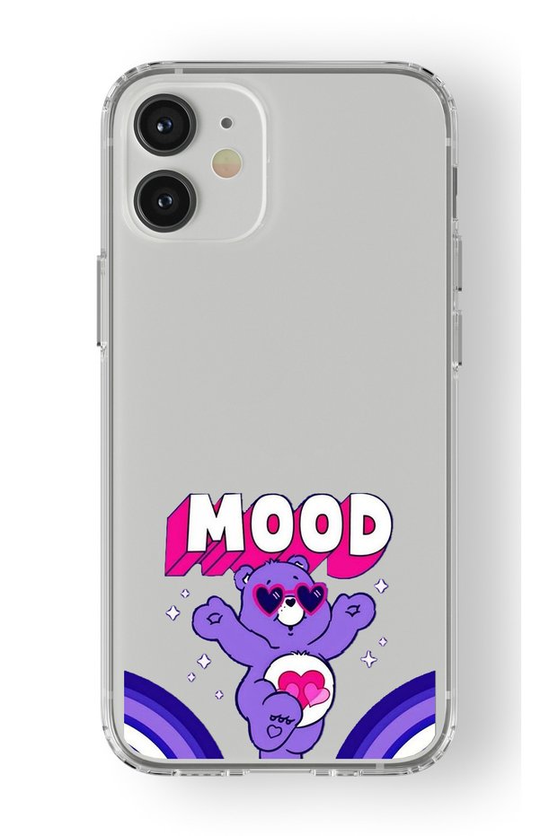 حافظة شفافة مطبوعة بتصميم مزاجي متوافق مع هاتف Iphone 12 Mini