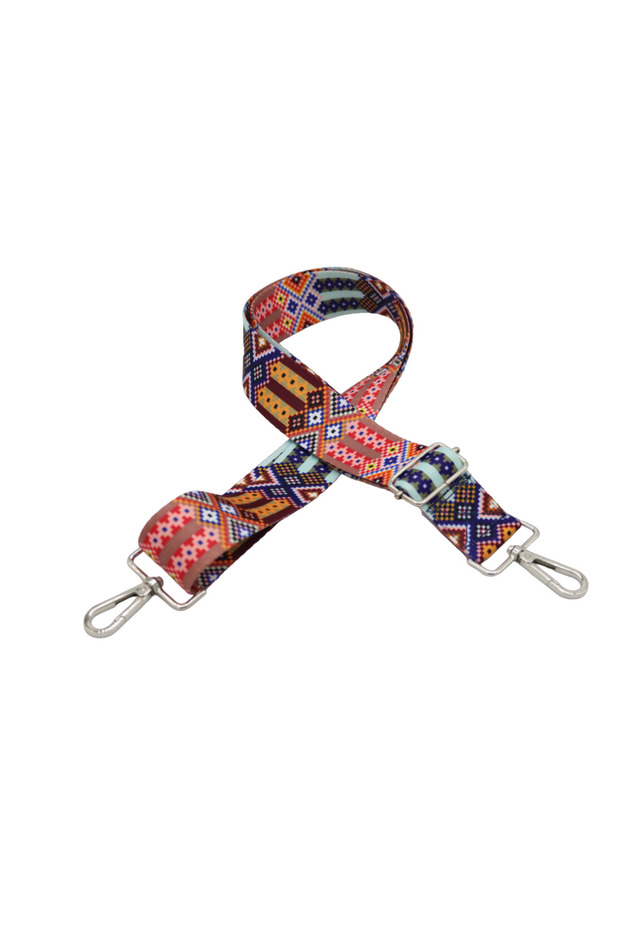 4cm ethnic patterned adjustable bag strap - 3