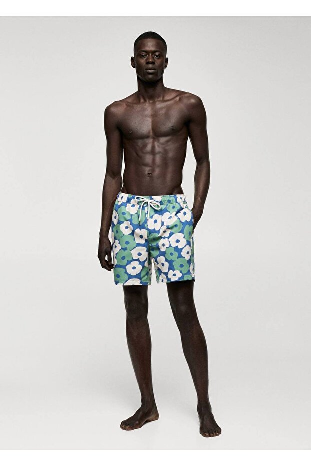 Çiçek desenli mayo - 8