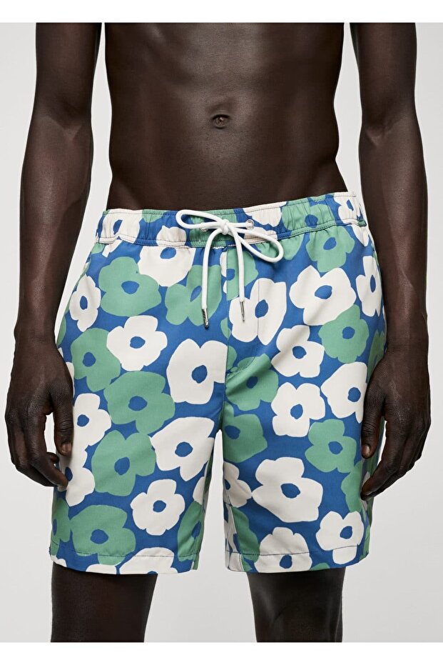 Çiçek desenli mayo - 6