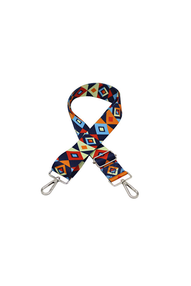 حزام حقيبة قابل للتعديل بنمط هندسي 4 سم - 2