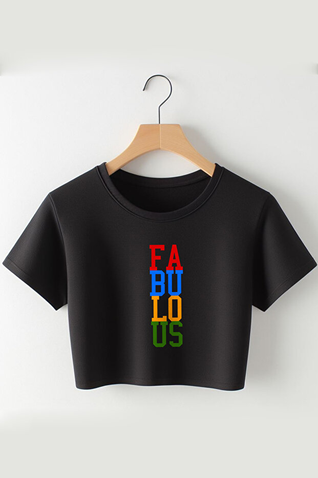 Fabulous -Legendary Printed Crop Tshirt