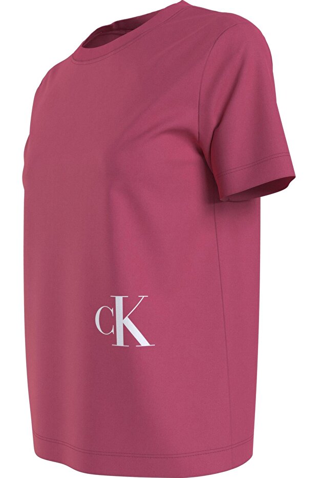 Color Off Placed Monogram Tee - 3