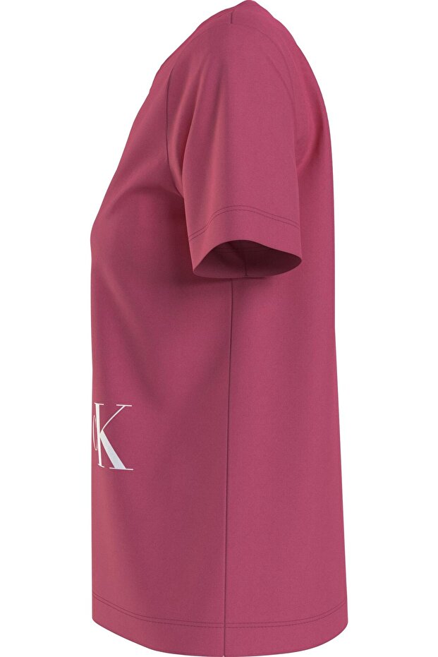 Color Off Placed Monogram Tee - 4