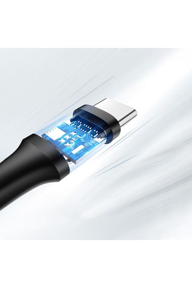 Usb-c To Usb-a 3a Qc Hızlı Şarj Kablosu, 1 Metre, Siyah - 60116 Uyumlu - 4