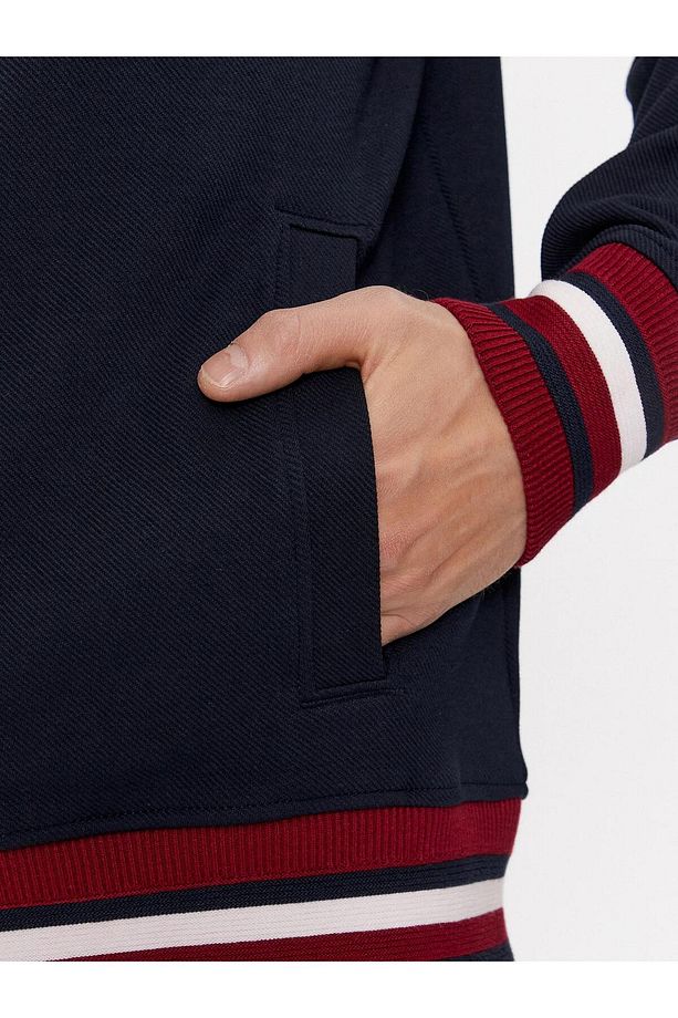 BOLD GLOBAL STRIPE ZIP THROUGH - 4