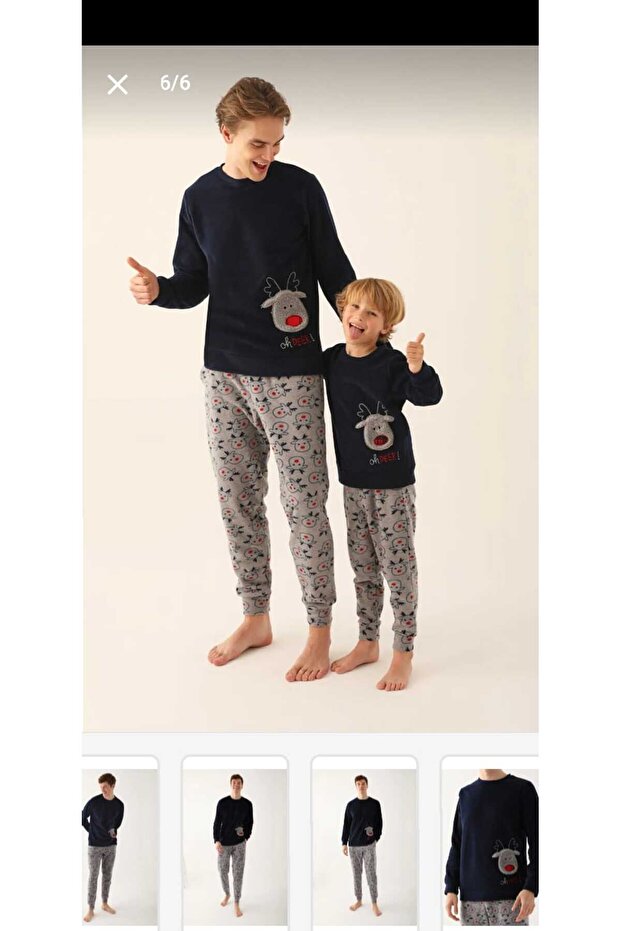 BABA OĞUL POLAR PİJAMA[FİYATLARI SEÇİLEN BEDENE GÖRE DEĞİŞİR SEPETE TEK TEK EKLEMENİZ GEREKİR - 1