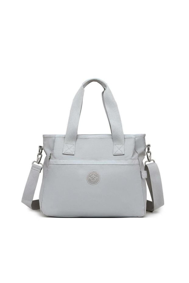 SMARTBAGS BROKEN FABRIC WOMEN'S SHOULDER BAG 2022-3110 LIGHT GRAY