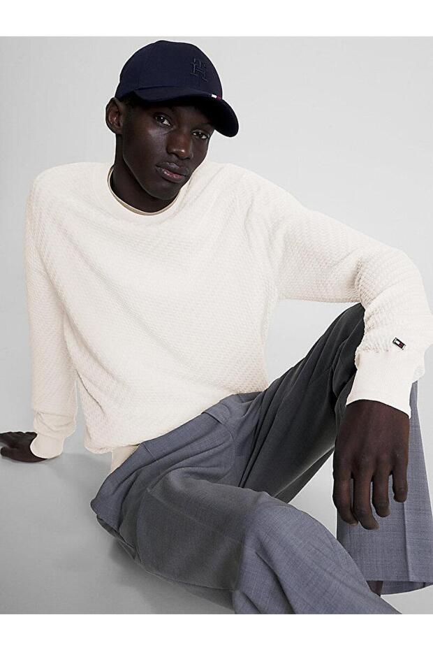 BASKETWEAVE STRUCTURED C NK - 2