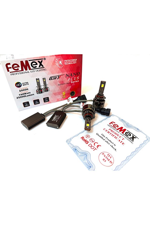 GT Nano Plus Csp LUMILED ROYAL Chipset Radyatör Soğutmalı HB4 9006 Led Xenon Led Headlight - 3