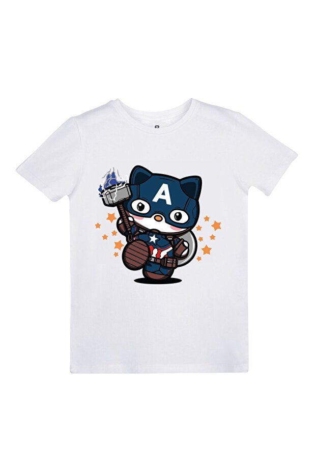 HELLO KITTI PRINTED TSHIRT