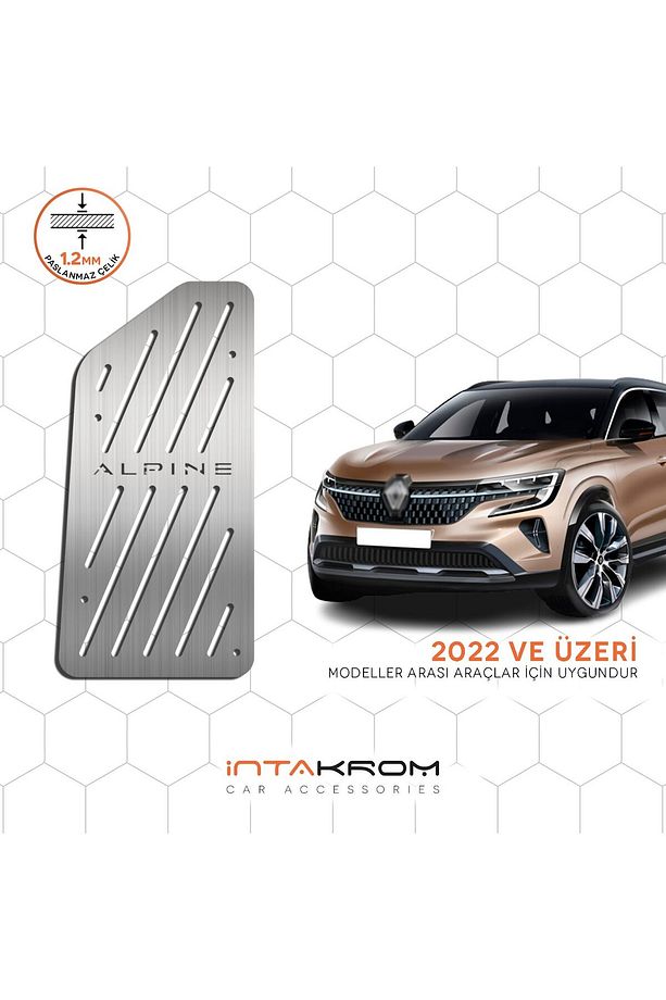 Renault Austral Krom Ayak Dinlendirme Pedalı 2022 ve Üzeri - 1