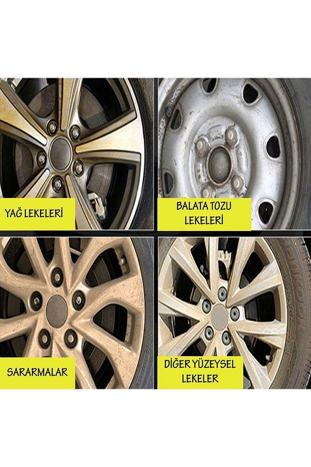 Demir Tozu Temizleyici Yüksek Kaliteli Jant Kaput Gövde Temizleyici Sprey 500 Ml - 7
