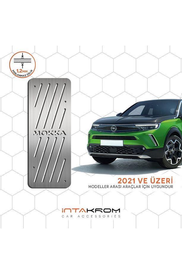 Opel Mokka Krom Ayak Dinlendirme Pedalı 2021 ve Üzeri - 1
