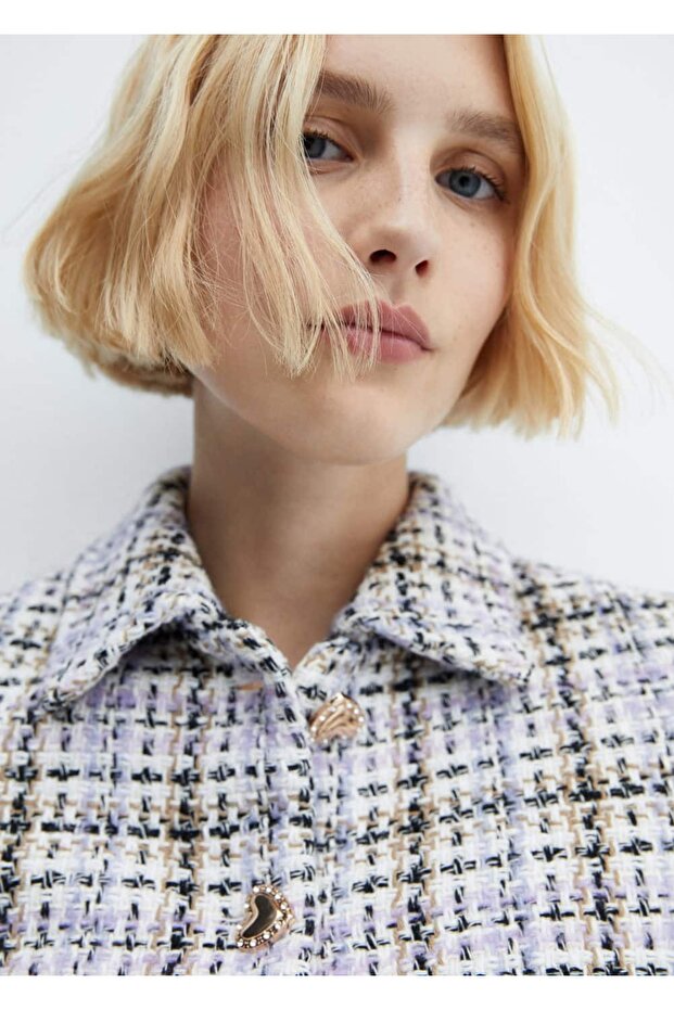 Bomber Tarz Tüvit Ceket - 8