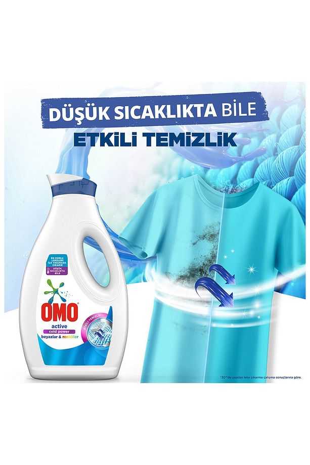 Sıvı Active Cold Power Beyazlar Ve Renkliler I?çin Çamaşır Deterjanı 1690 ml - 4