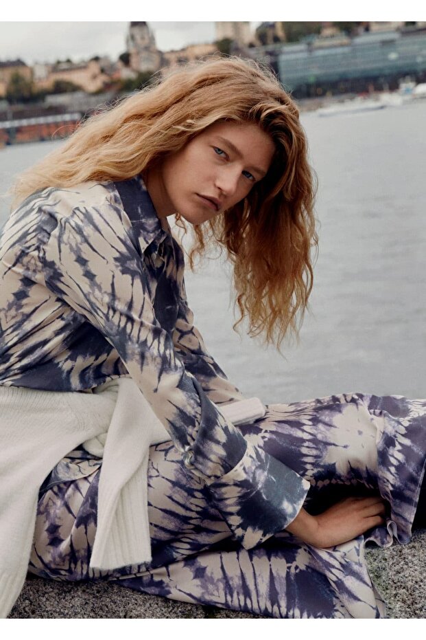 Saten Batik Gömlek - 5