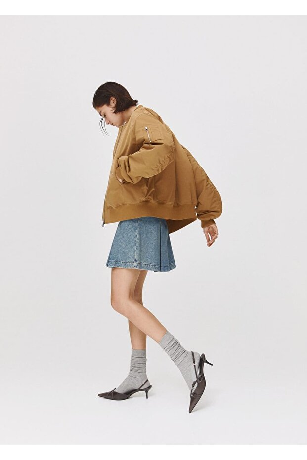 Pensli Denim Mini Etek - 8