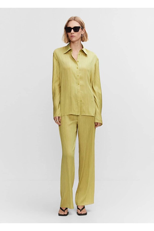 Pilili saten gömlek - 2