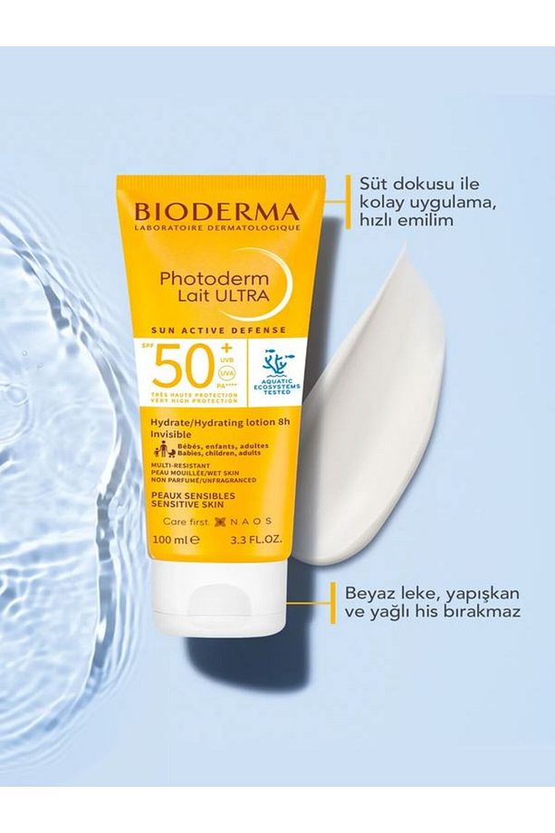 Photoderm Lait Ultra Spf50 Süt Formda Yüz, Vücut Güneş Kremi 100 ml - 2