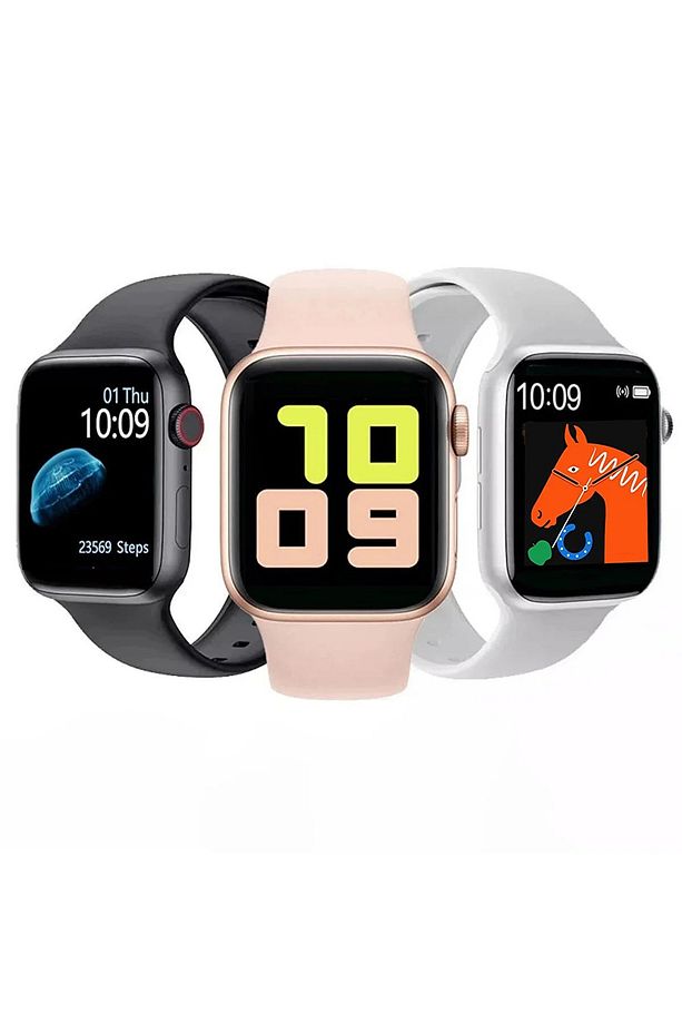 Gümüş Watch 7 Yeni Nesil Spor Ve Sağlık Sensörlü Ios Android Uyumlu Bluetooth Aramalı T700s Akıllı - 2