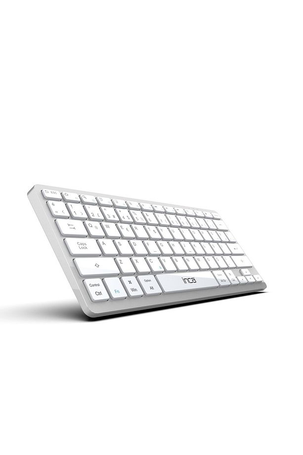 IBK-565BT Bluetooth 5.0 Şarj Edilebilir Akıllı Gümüş Klavye - 3