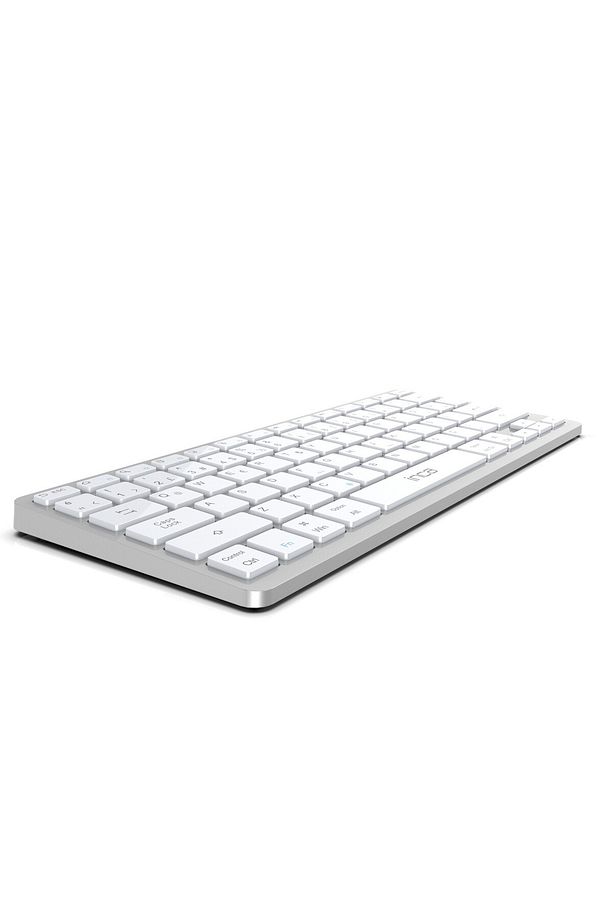 IBK-565BT Bluetooth 5.0 Şarj Edilebilir Akıllı Gümüş Klavye - 6