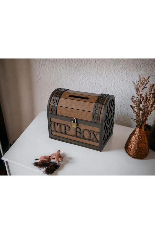 Klitli Tip Box Bahşiş Kutusu Ve Kumbara Sandık Tipi Tipbox - 5