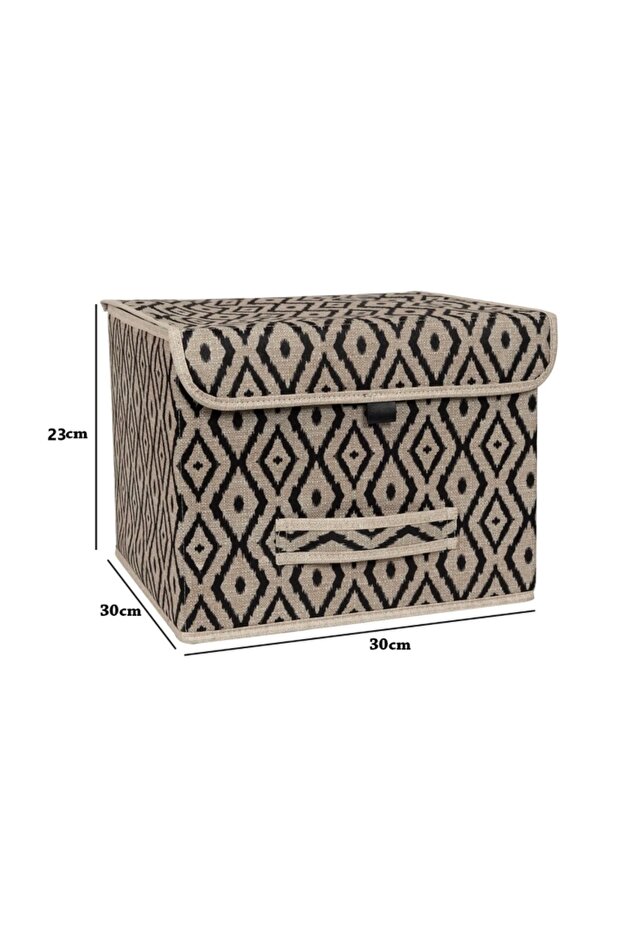 2 Pieces Bohe Multi-Purpose Box with Lid Mini Shelf Organizer - 2