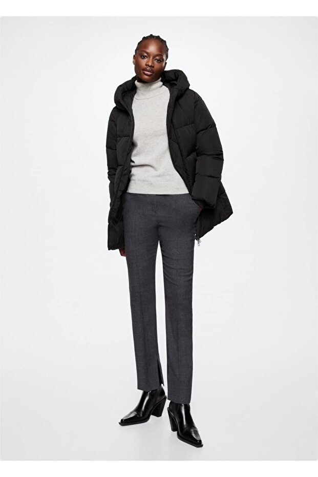 Kapüşonlu Kapitone Anorak - 2