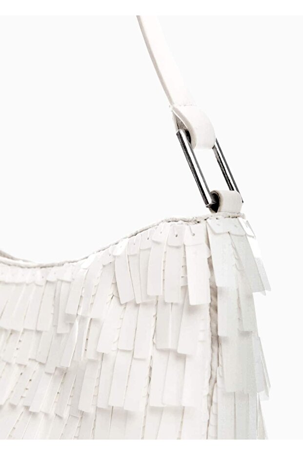 Püsküllü omuz çantası - 3