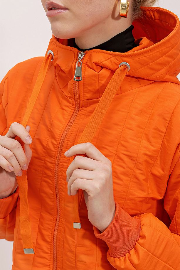 5138 Kapitone Uzun Mont - Oranje - 7
