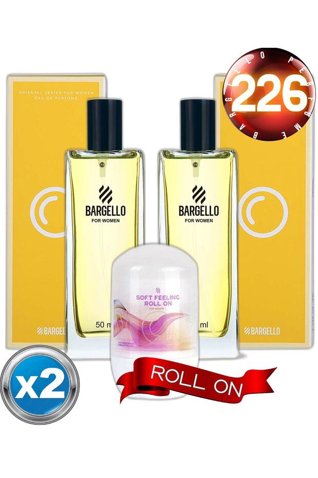 Parfüm 226X2(2adet) Kadın Oriental 50 Ml Edp + Bargello Kadın Roll On - 2