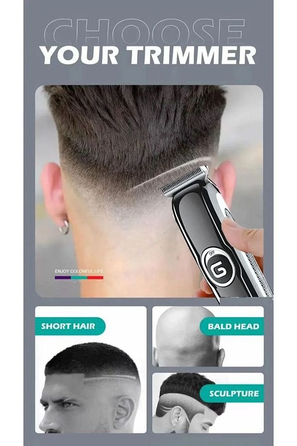 Ip-1011 Profesyonel  Lazer Öncesi Kuaförlere Özel   Saç Sakal Ense Çizim Tüm Vücut Tıraş makinesi - 3