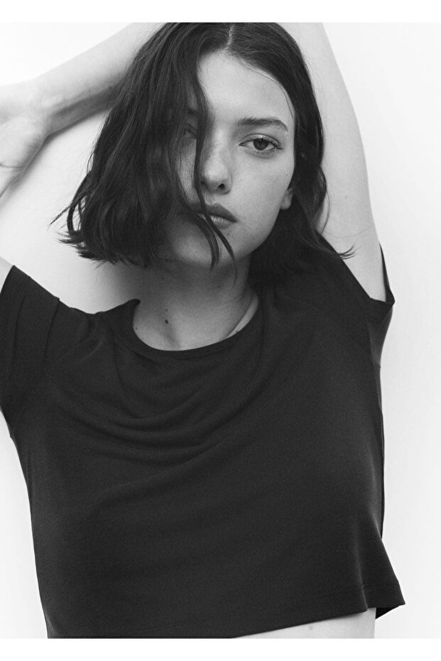 Kısa modal tişört - 6