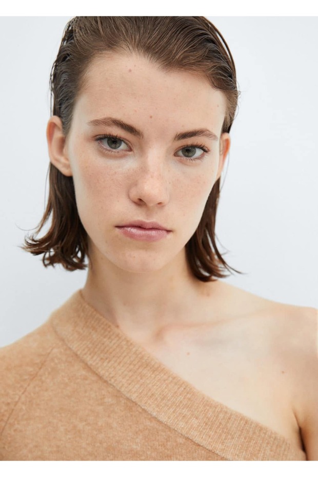 Triko asimetrik elbise - 6