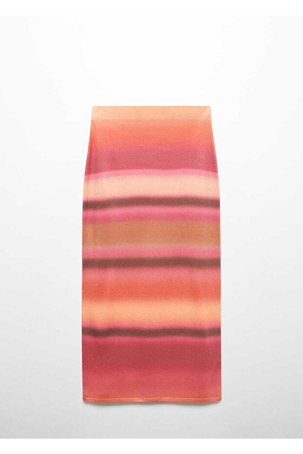 Degrade Desenli Triko Etek - 3