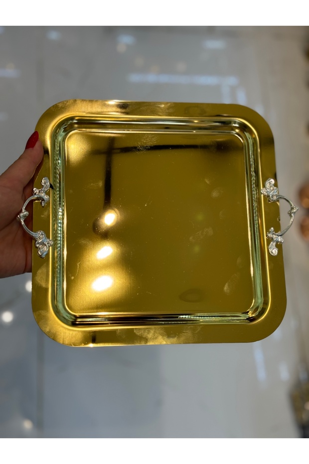 Single Metal Presentation Tray 22cm - 3