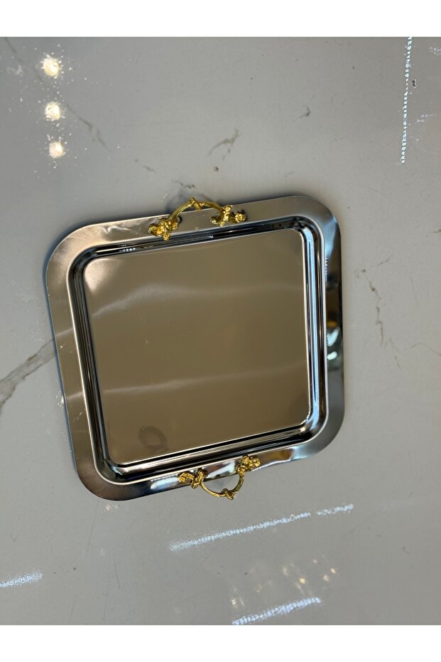 Single Metal Presentation Tray 22cm - 3