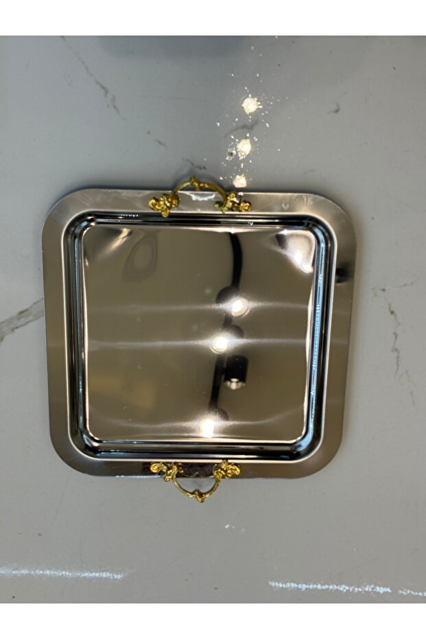 Single Metal Presentation Tray 22cm - 4