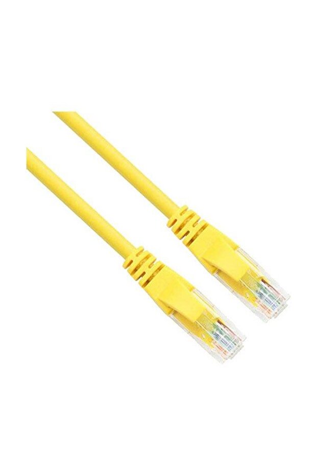 02R45R45C6Uj1Y0.3A Cat6 Utp Lszh Copper 0.30 Meters Yellow Patch Cord