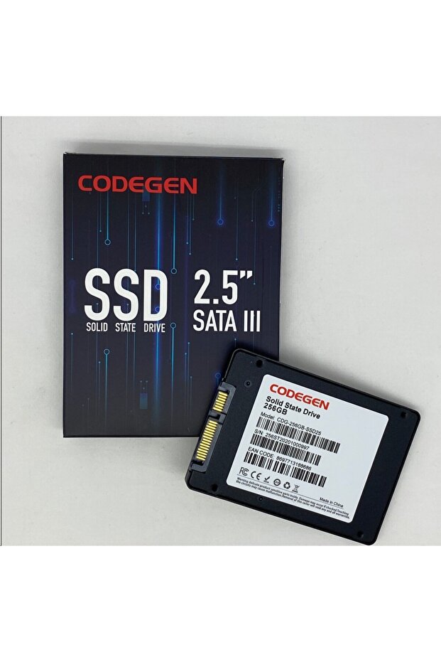 قرص SSD سعة 256 جيجابايت مقاس 2.5 بوصة Sata3 بسرعة 560/500 ميجابايت/ثانية (CDG-256GB-SSD25)