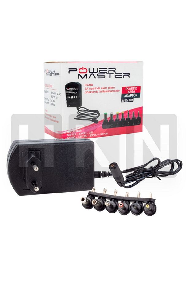 Kısa Devre Korumalı 3 / 12 Volt 3 Amper Çok Uçlu Ayarlı Kademeli Adaptör - 2
