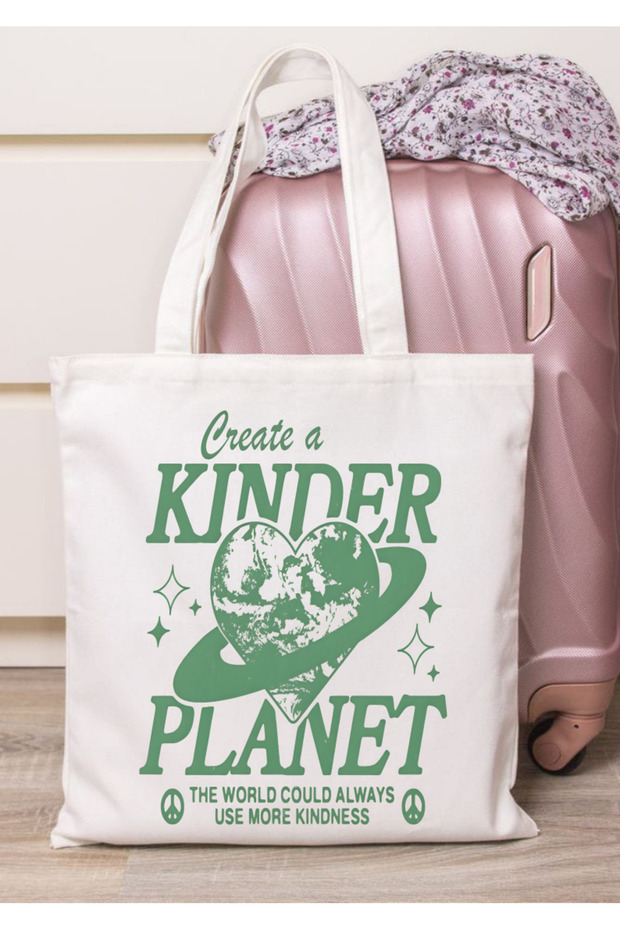 Create A Kinder Planetbtote Bag Cloth Bag