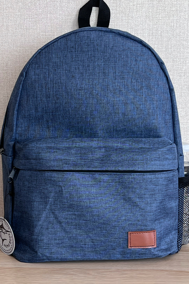 Unisex Turquoise Backpack with Water-Repellent Repellent Fabric, School Bag, Travel Bag, 40x30x15cm, 18lt