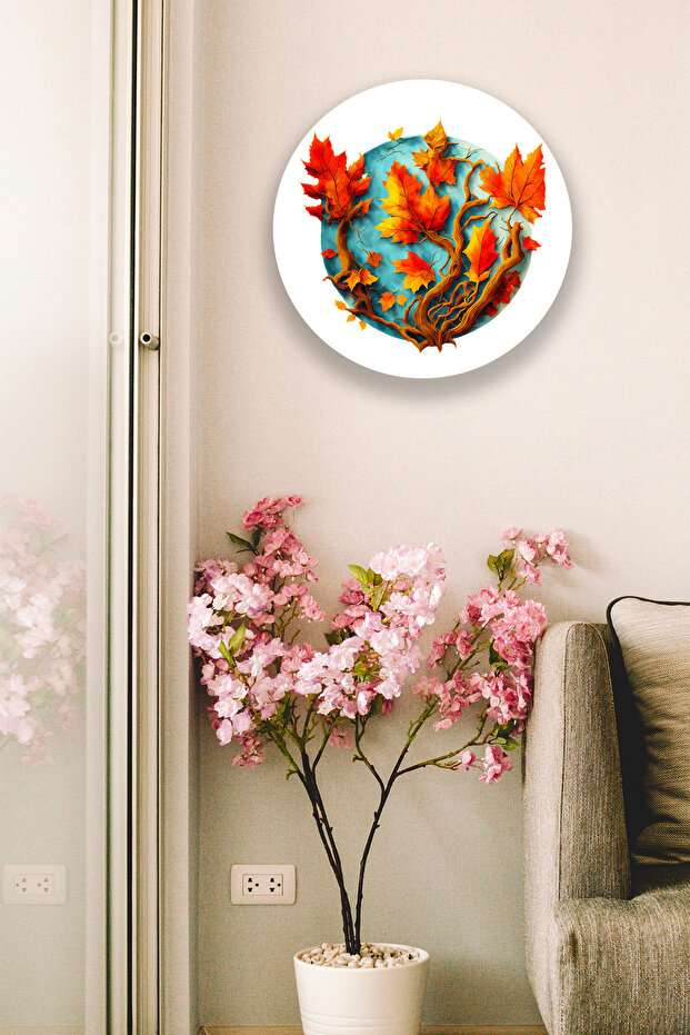 Leaf Decorative Wooden Mdf Table Model, Home, Living Room, Hall, Office, Bedroom Wall Decoration