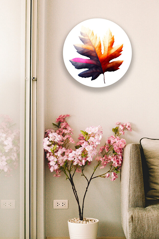 Leaf Mdf Wood Wall Painting, Living Room, Bedroom, Office Decorative Ornament