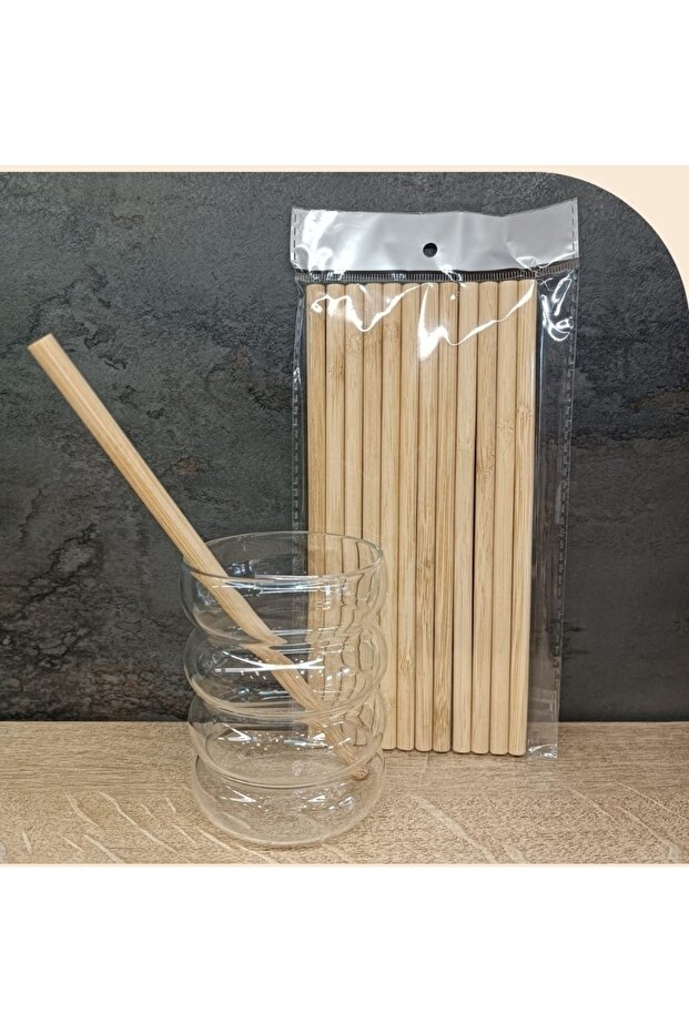 Bambu Pipet 12 Li Paket - 1
